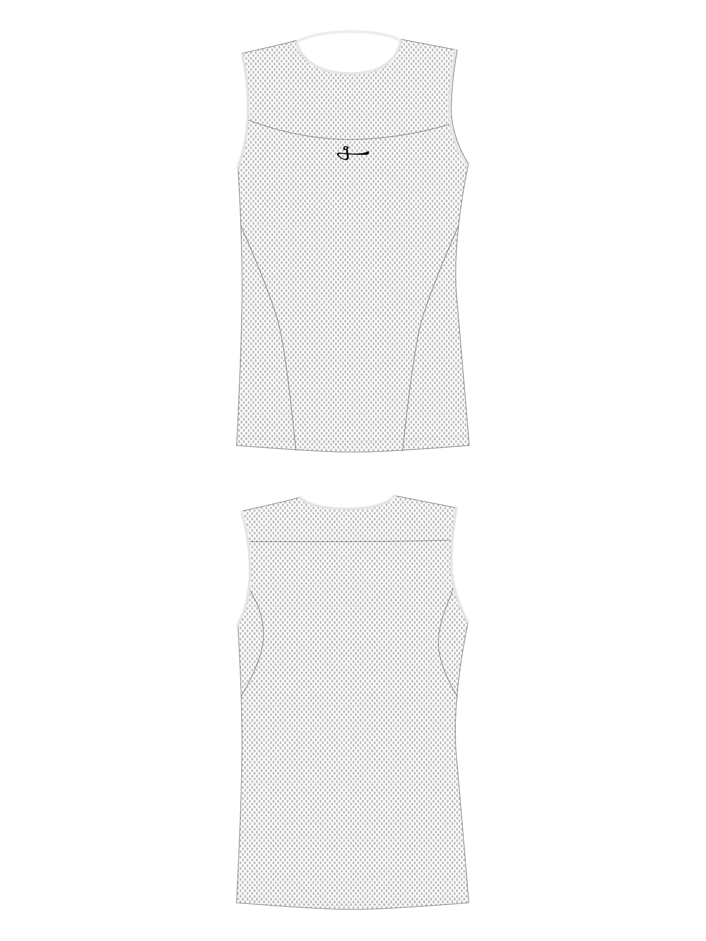 MEN'S G90 MESH BASE LAYER - WHITE