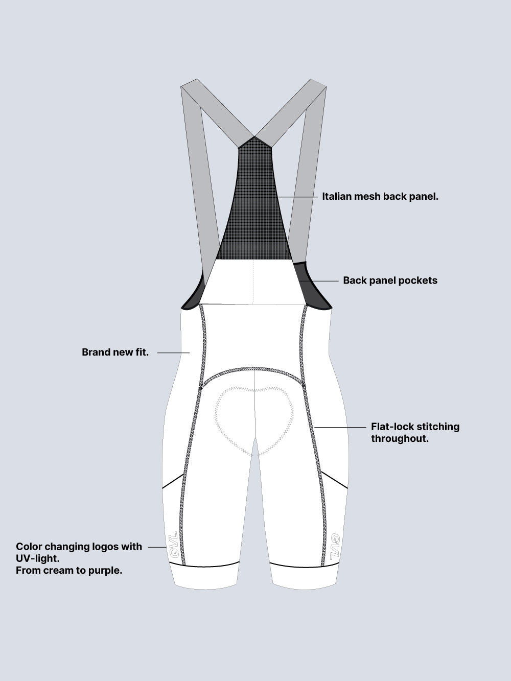 MEN'S MODERN CLASSIC CARGO BOOST BIB SHORTS - BLACK