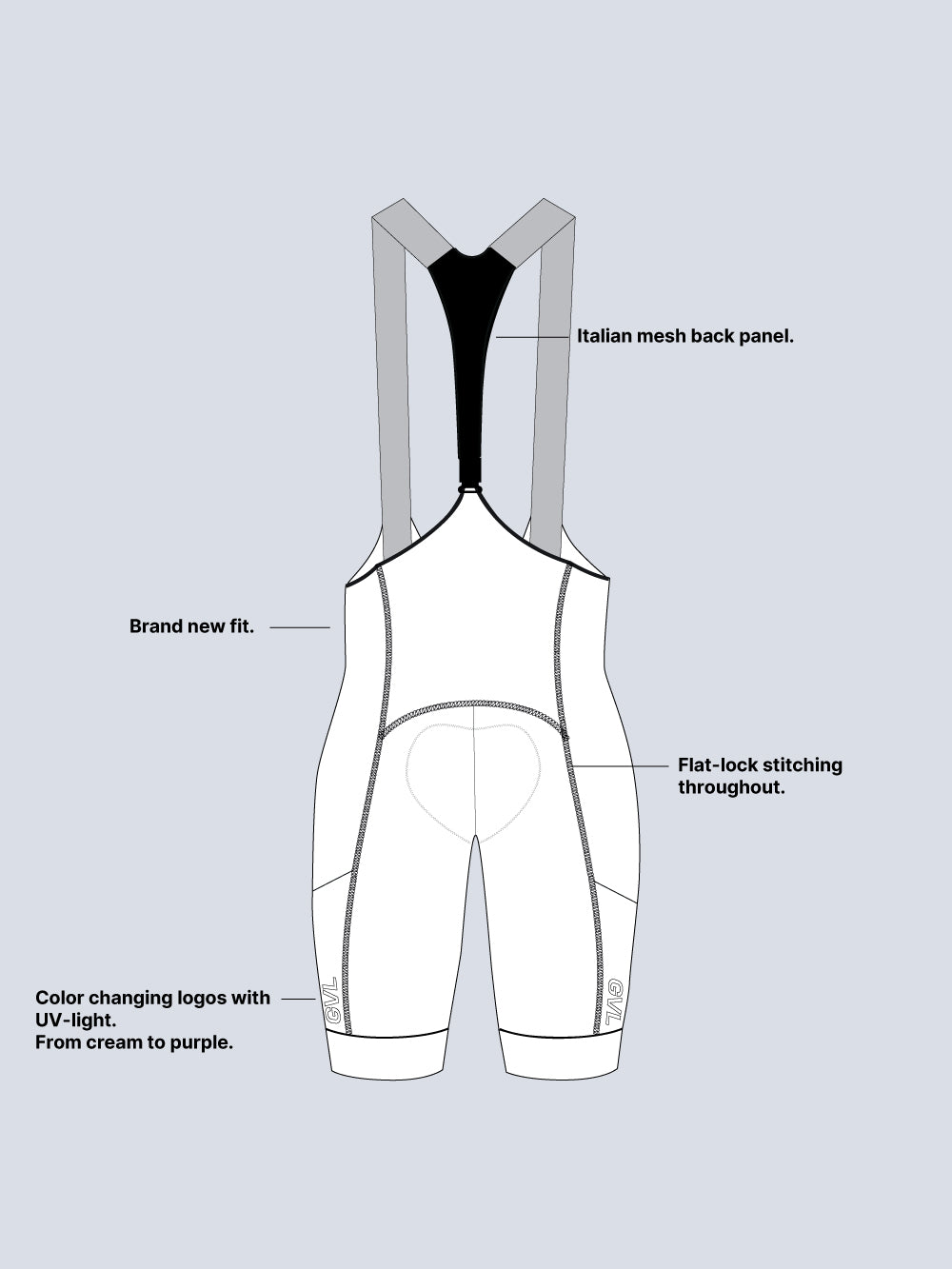 WOMEN'S MODERN CLASSIC CARGO BOOST BIB SHORTS - CHARCOAL
