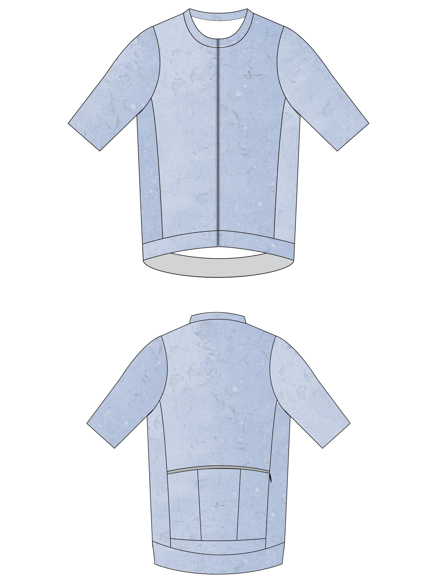 G90 LIGHT SS JERSEY - AZURE