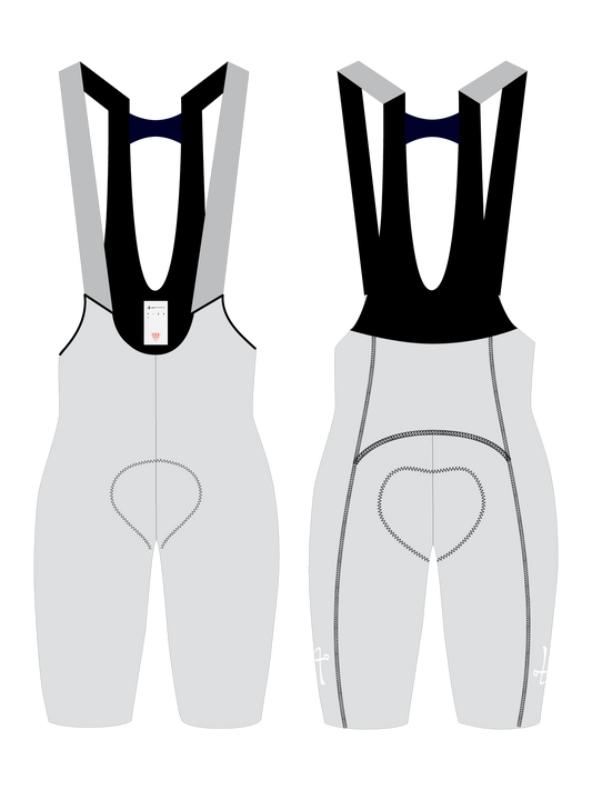 MEN'S C.D.A. LACEFLY 3.0 BIB SHORTS - ASHES