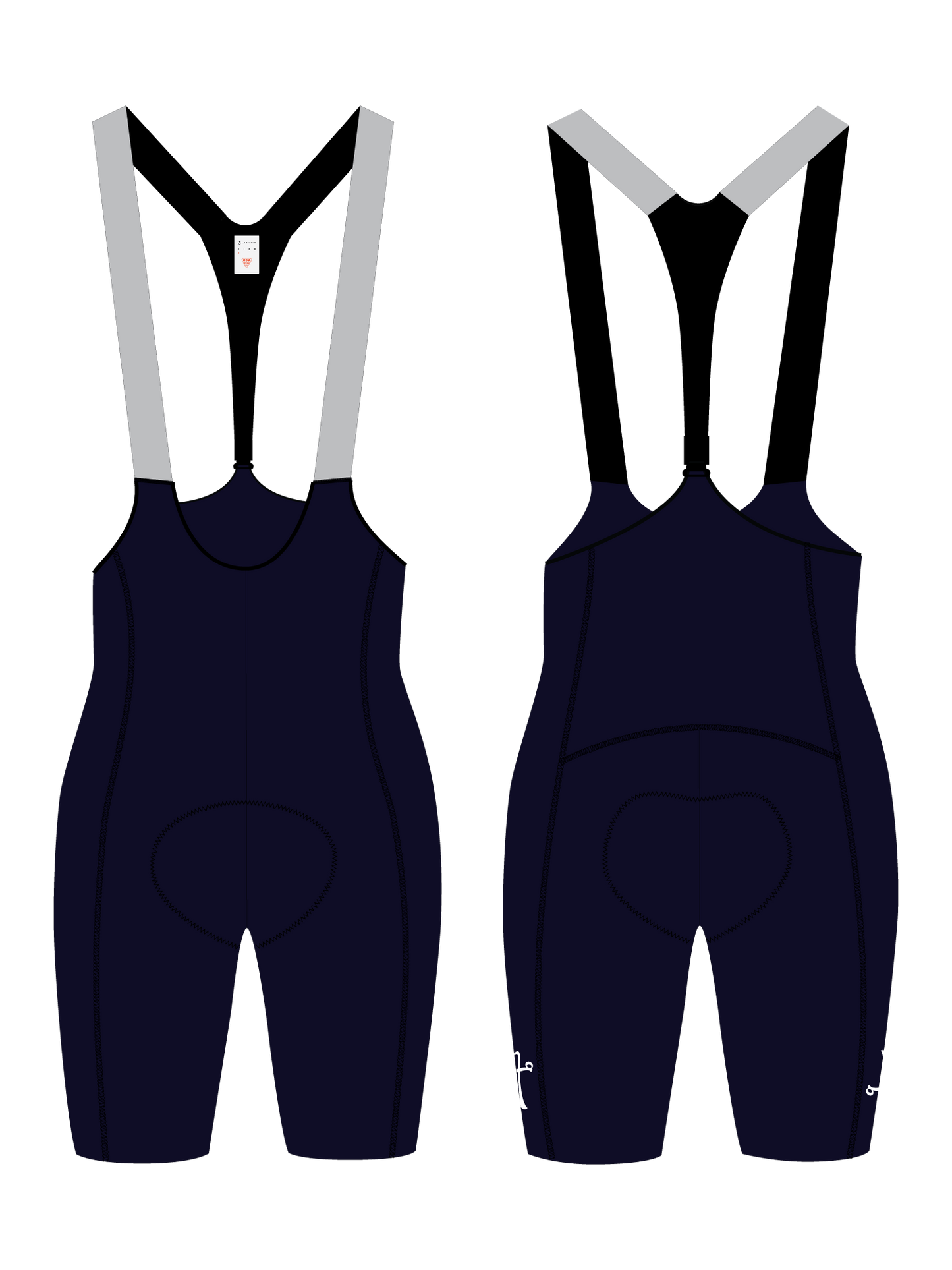 WOMEN'S C.D.A. LACEFLY 3.0 BIB SHORTS - NAVY