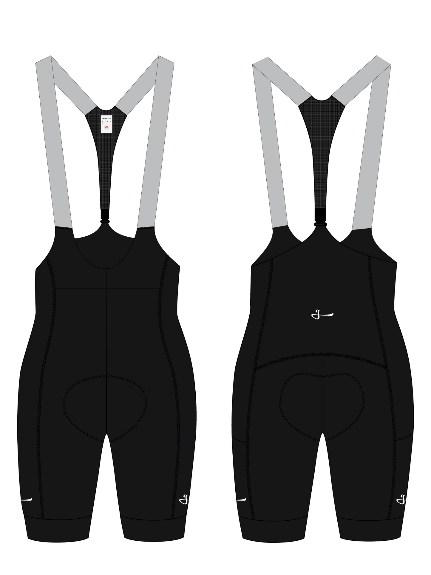 WOMEN'S MC BOOST 2.0 CARGO BIB SHORTS - BLACK