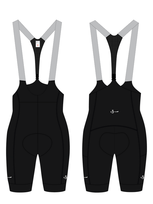 WOMEN'S MC BOOST 2.0 CARGO BIB SHORTS - BLACK
