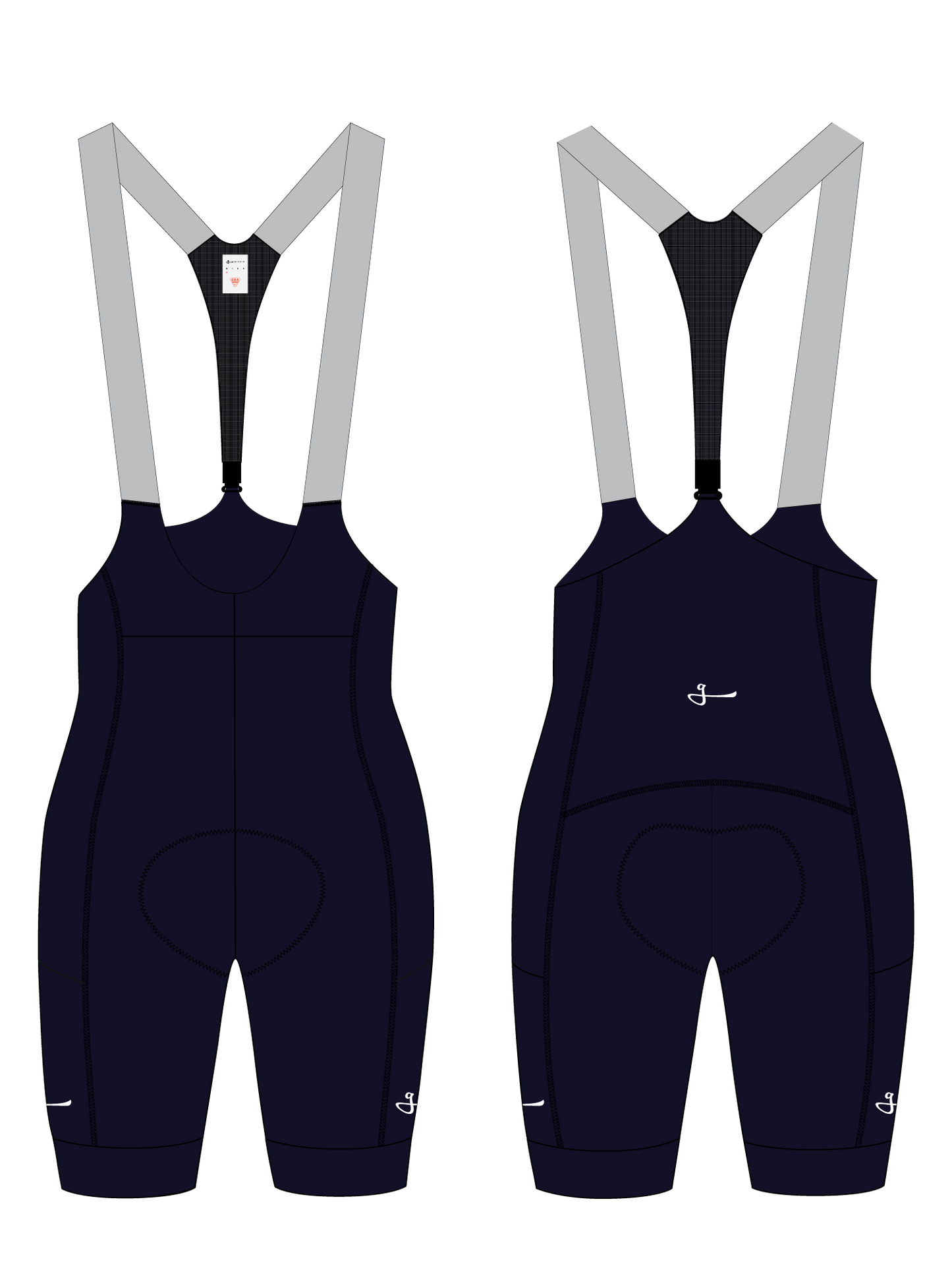 WOMEN'S MC BOOST 2.0 CARGO BIB SHORTS - NAVY