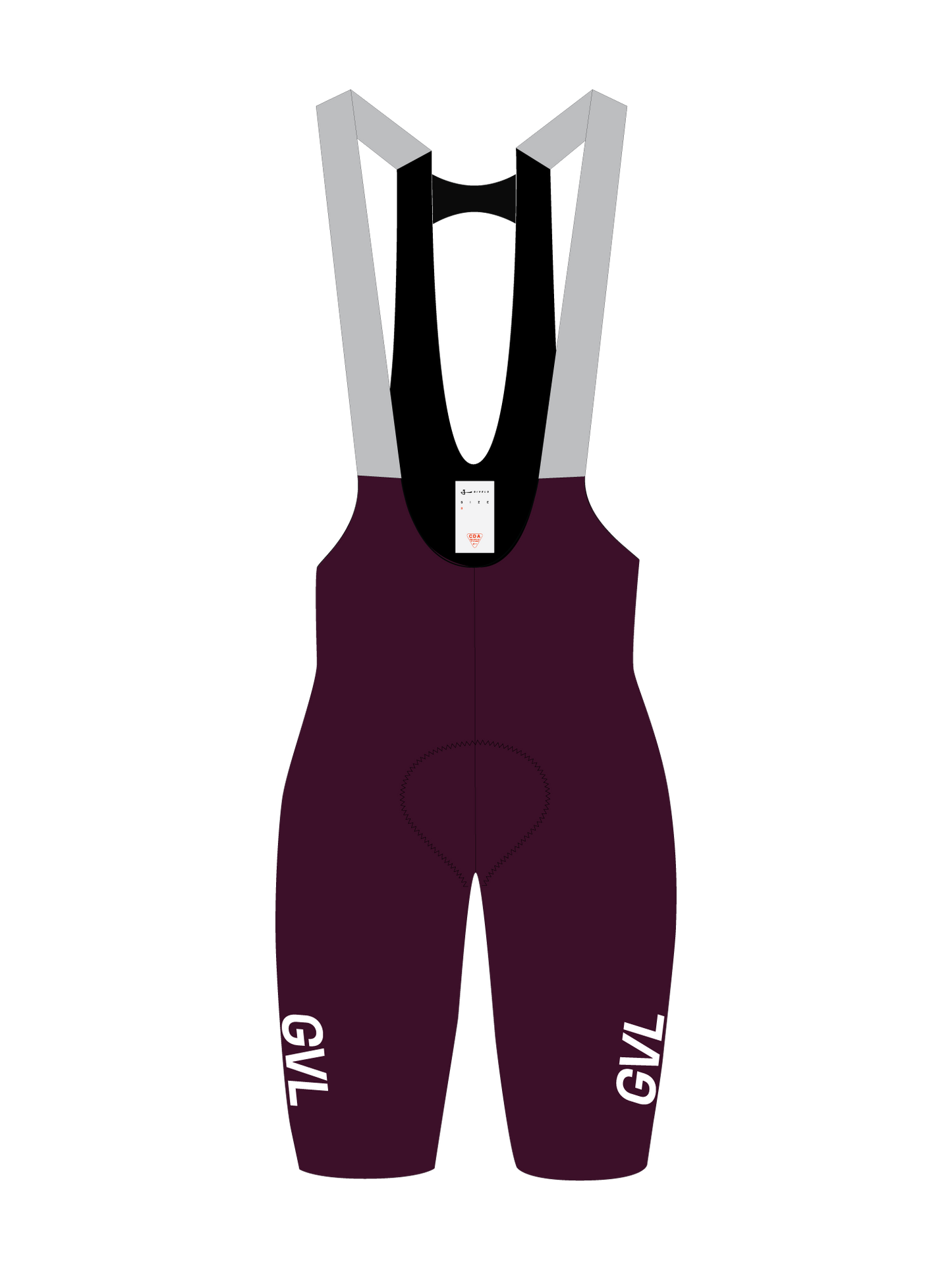 MEN'S LACEFLY 2.0 BIB SHORTS - WINE