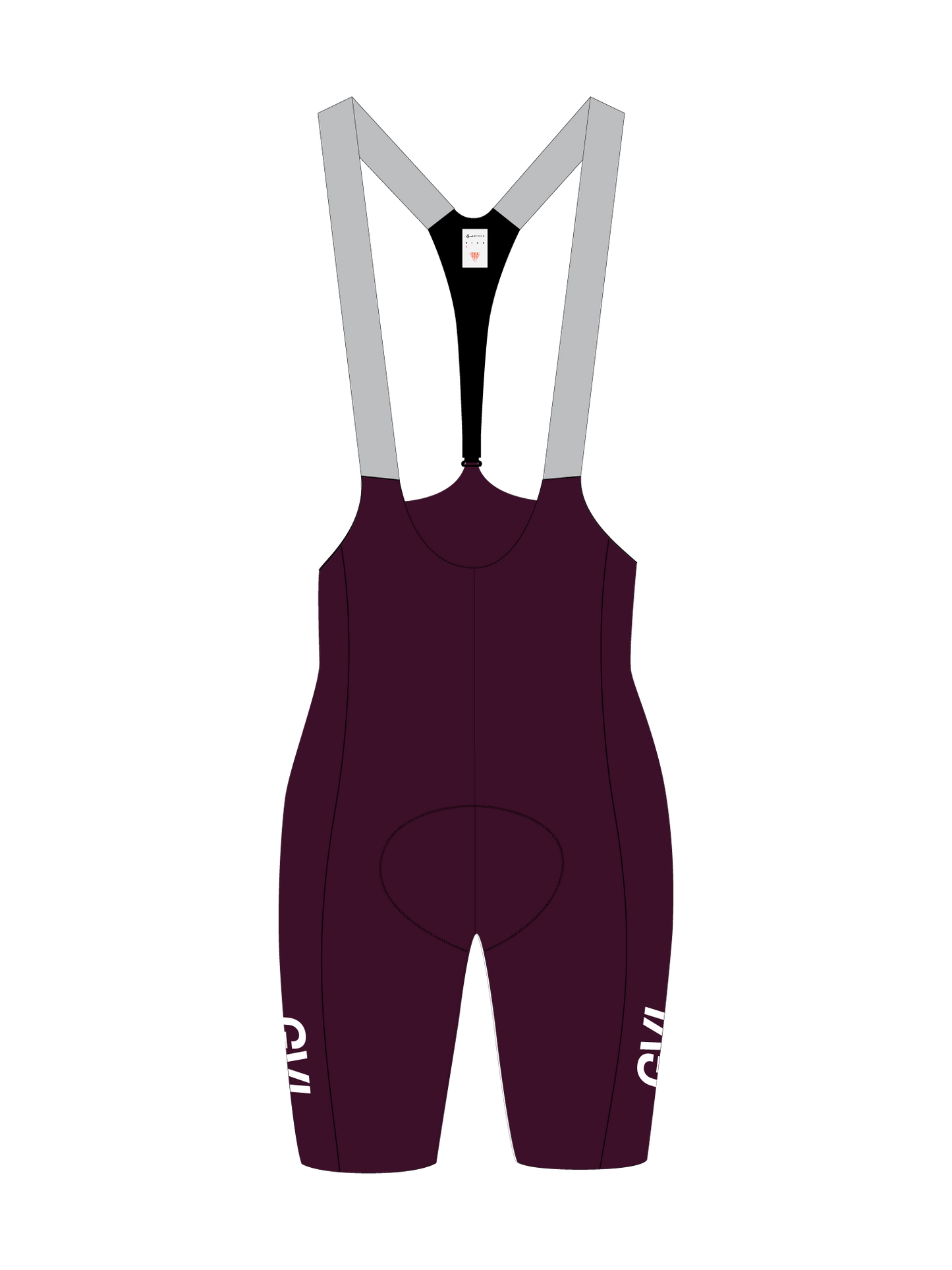 WOMEN'S LACEFLY 2.0 BIB SHORTS - WINE