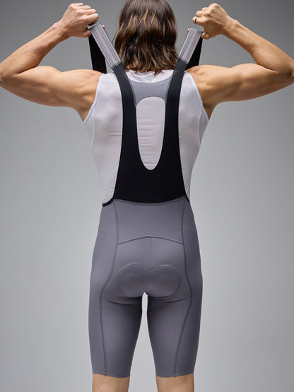 MEN’S LACEFLY 2.0 BIB SHORTS - GREY