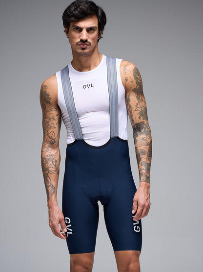 MEN’S LACEFLY 2.0 BIB SHORTS - NAVY