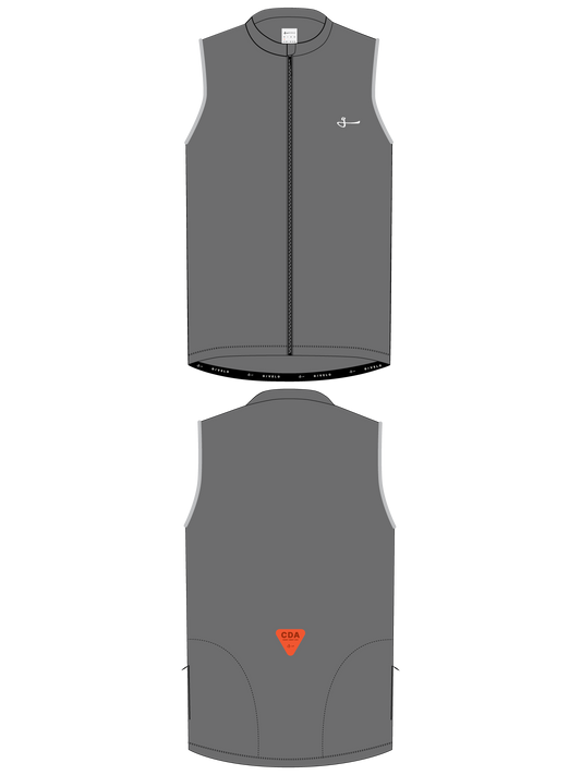 C.D.A. UNISEX PRO SHELL VEST - GRAPHITE