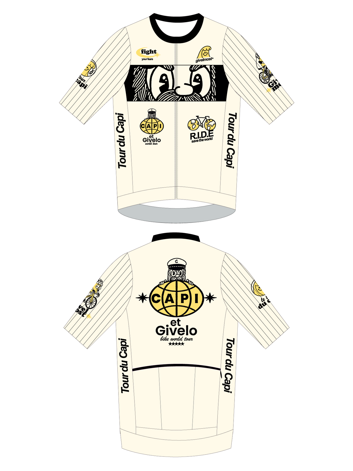 VELMOST COLLAB UNISEX JERSEY SS - CAPI TOUR