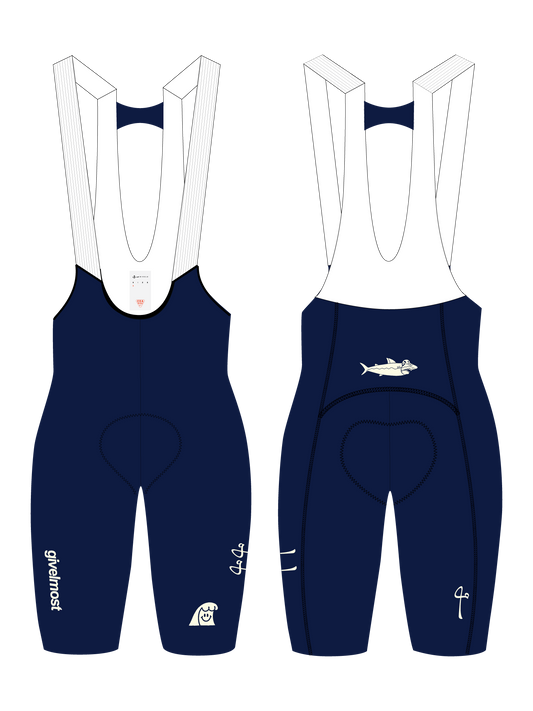 MEN'S VELMOST COLLAB LACEFLY 3.0 BIB SHORTS - MARE BLUE