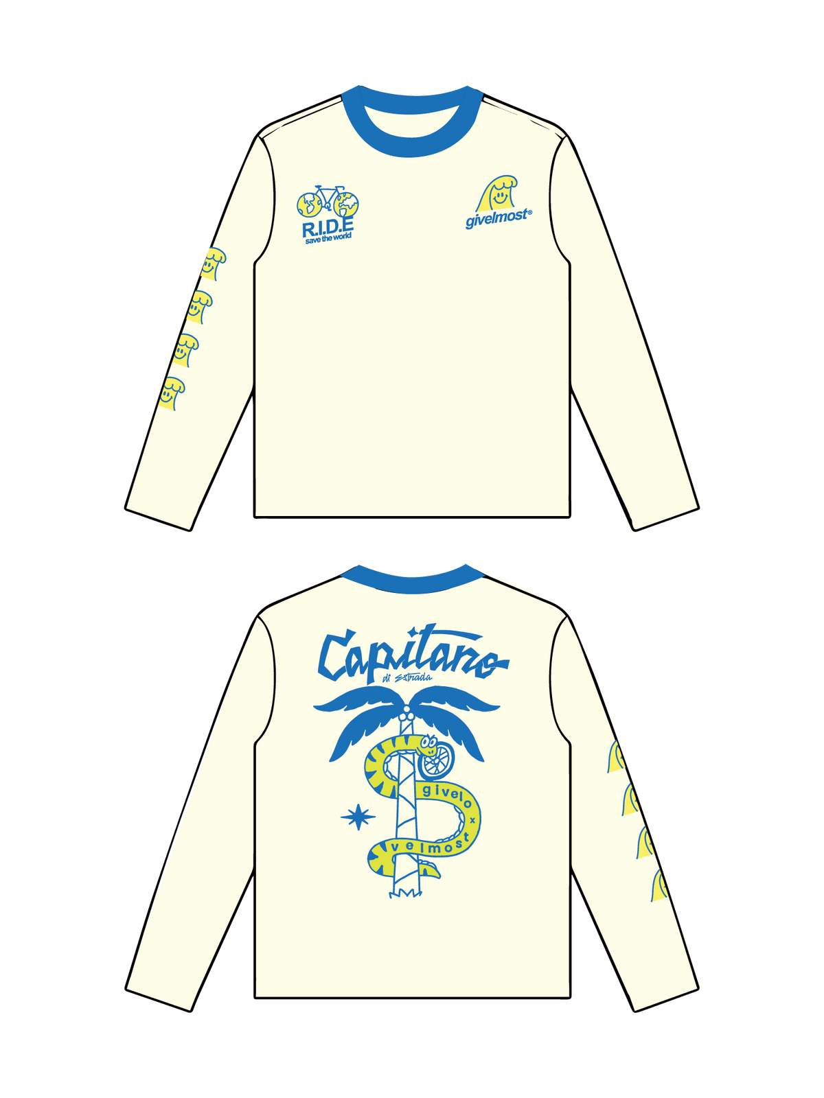 VELMOST COLLAB TECH TEE - CAPITANO