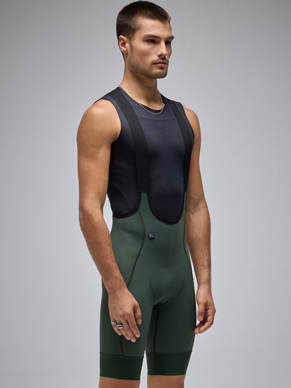 MEN'S ESSNTL CARGO BIB SHORTS - PINE