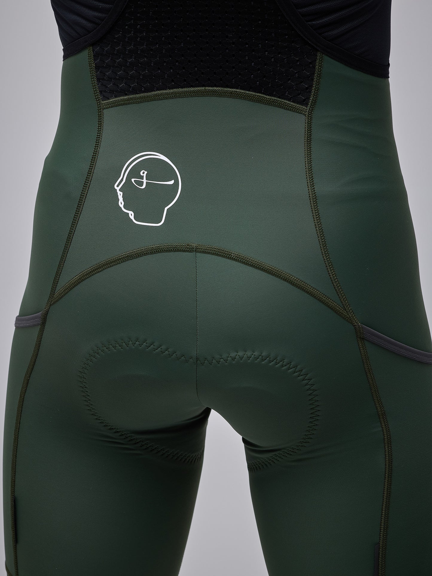 MEN'S ESSNTL CARGO BIB SHORTS - PINE