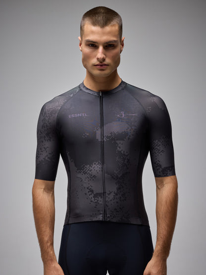 ESSNTL SS JERSEY - PIXEL BLACK
