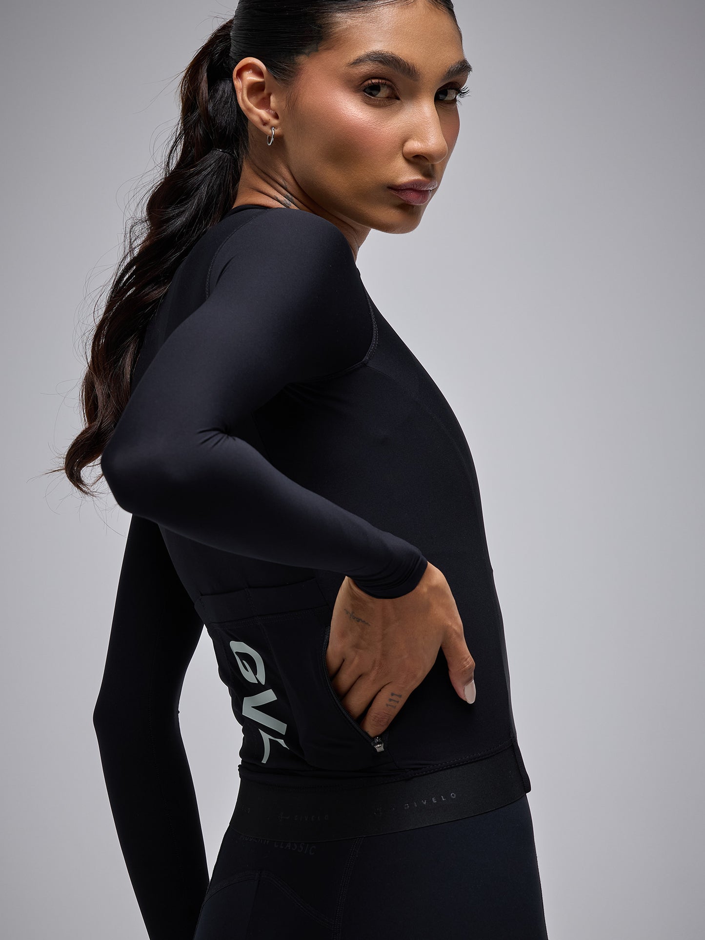 MODERN CLASSIC LS JERSEY - BLACK