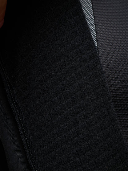 MODERN CLASSIC LS THERMAL GRID JERSEY - BLACK