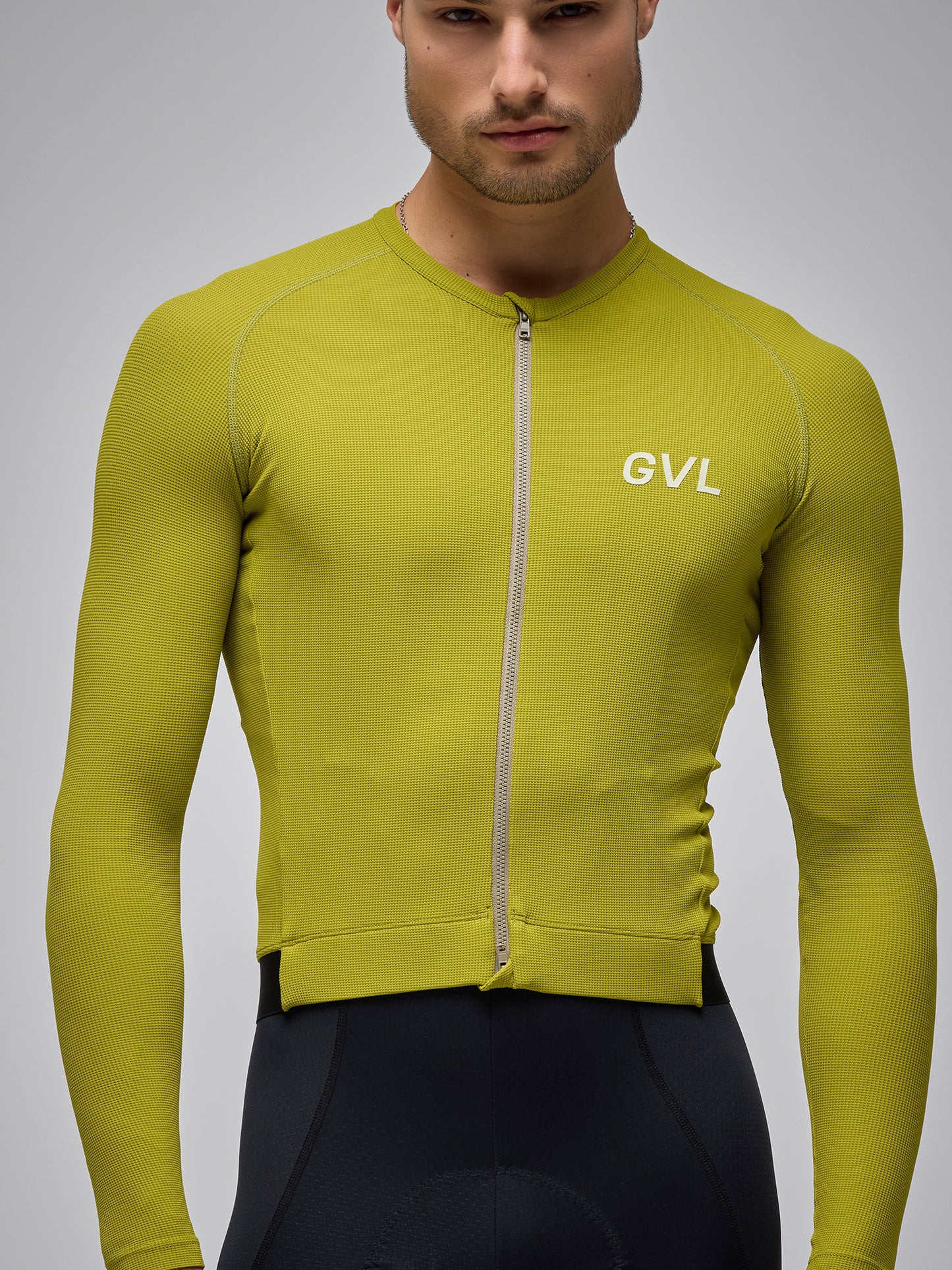 MODERN CLASSIC WAFFLE LS JERSEY - EVERGREEN