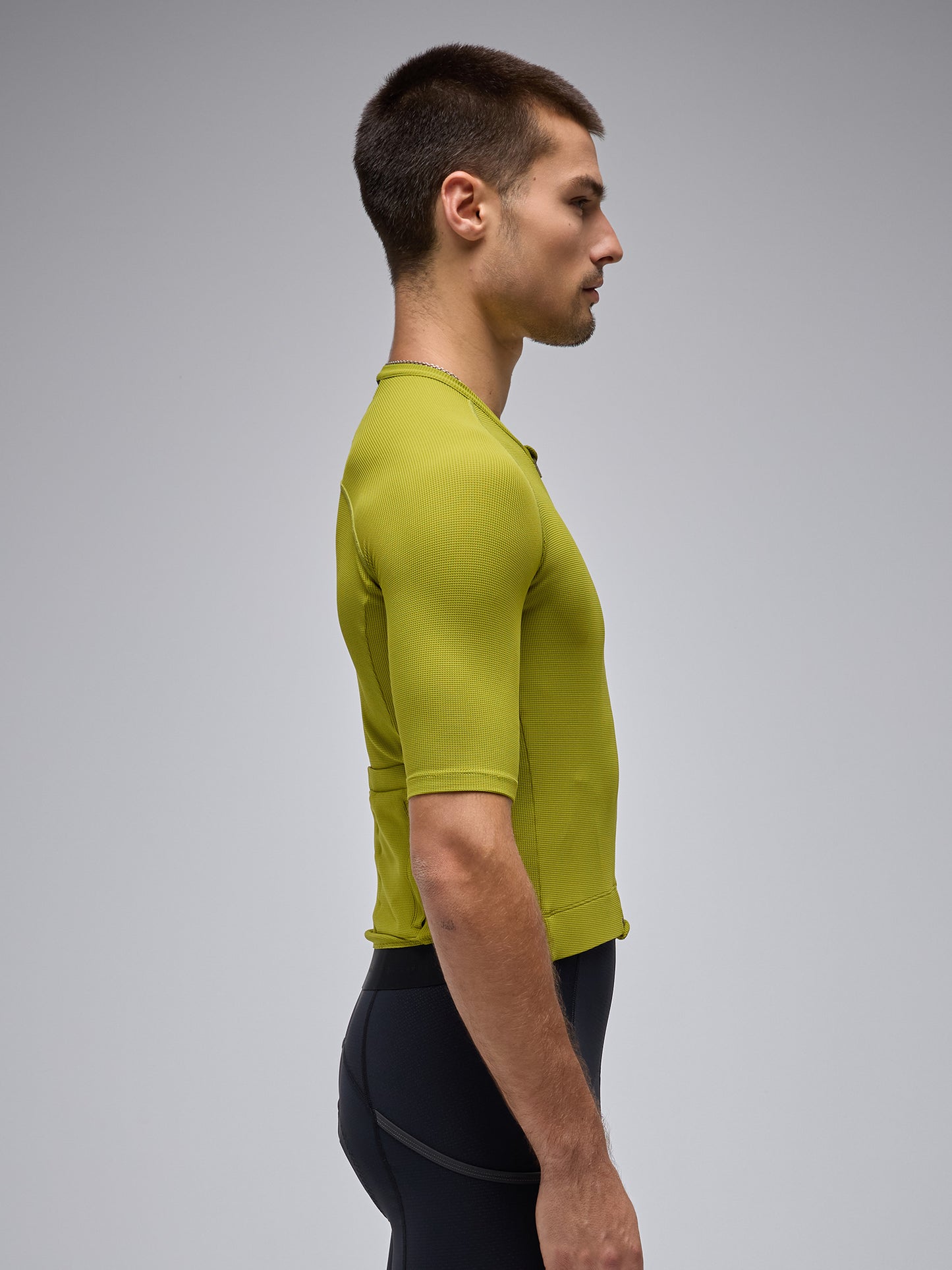 MODERN CLASSIC WAFFLE SS JERSEY - EVERGREEN