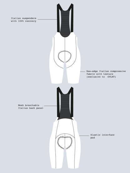 MEN'S GVL RT 2026 BIB SHORTS - SHADOW