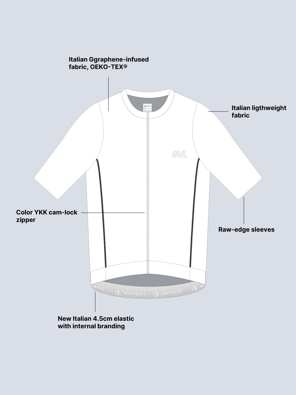 MODERN CLASSIC UNISEX GRAPHENE JERSEY - FOSSIL