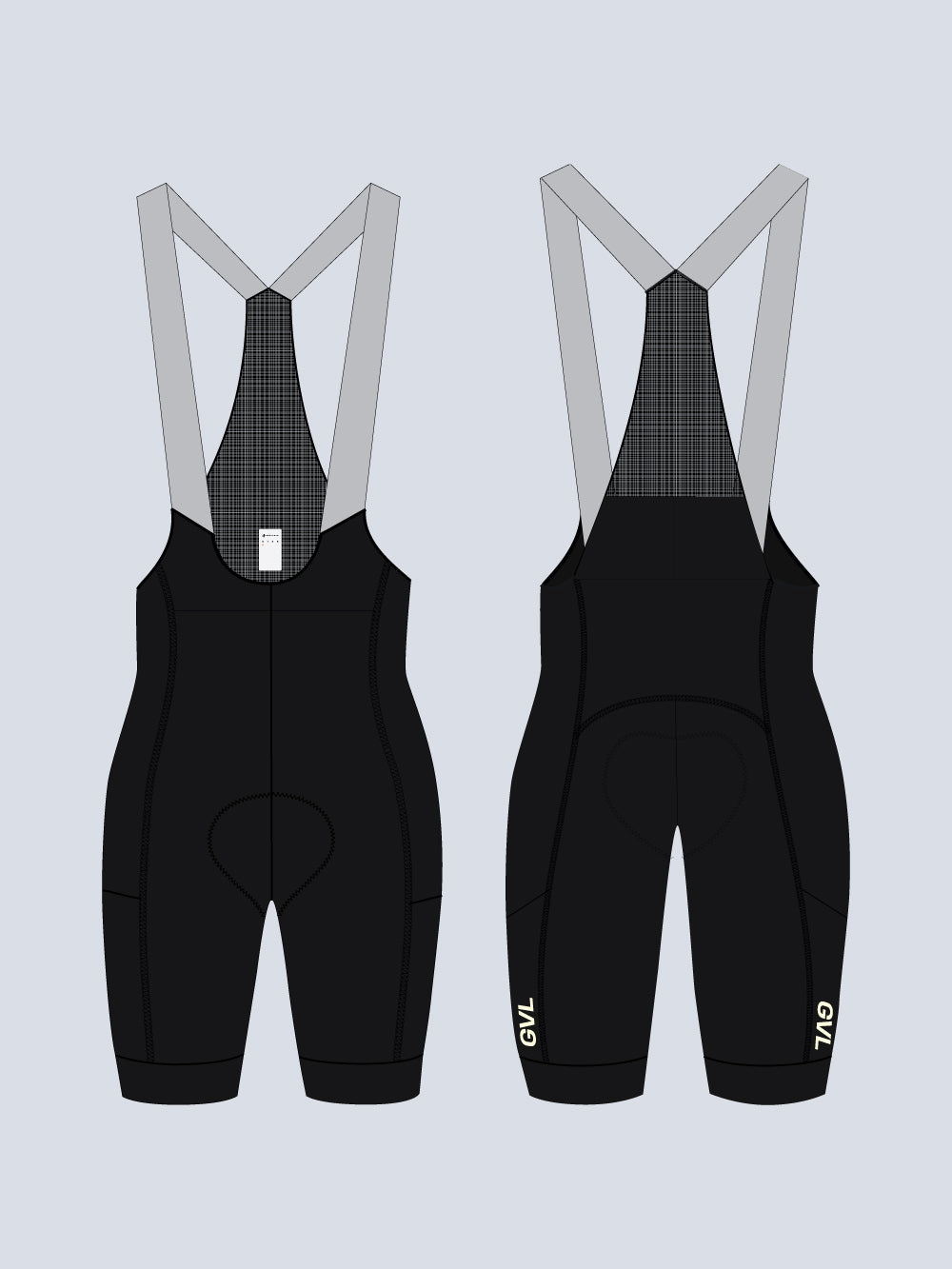 MEN'S MODERN CLASSIC CARGO BOOST BIB SHORTS - BLACK