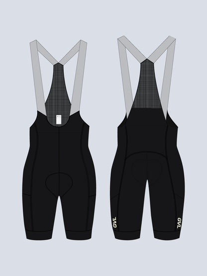 MEN'S MODERN CLASSIC CARGO BOOST BIB SHORTS - BLACK
