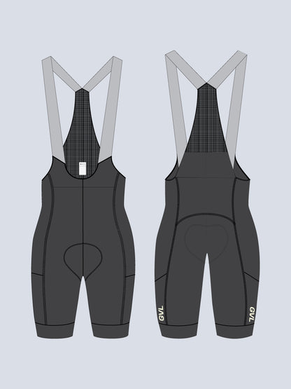 MEN'S MODERN CLASSIC CARGO BOOST BIB SHORTS - CHARCOAL