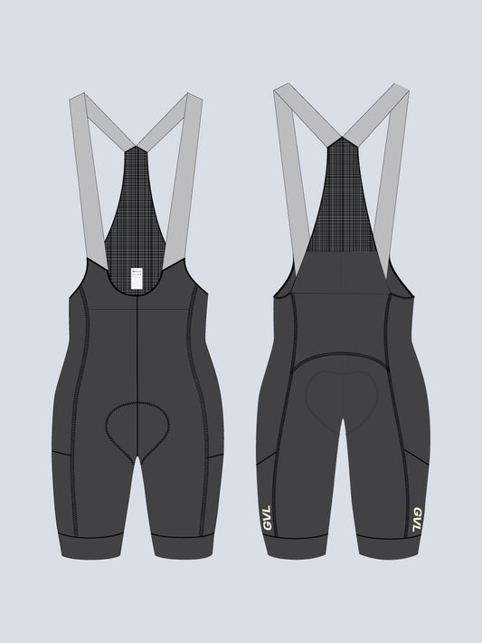 MEN'S MODERN CLASSIC CARGO BOOST BIB SHORTS - CHARCOAL