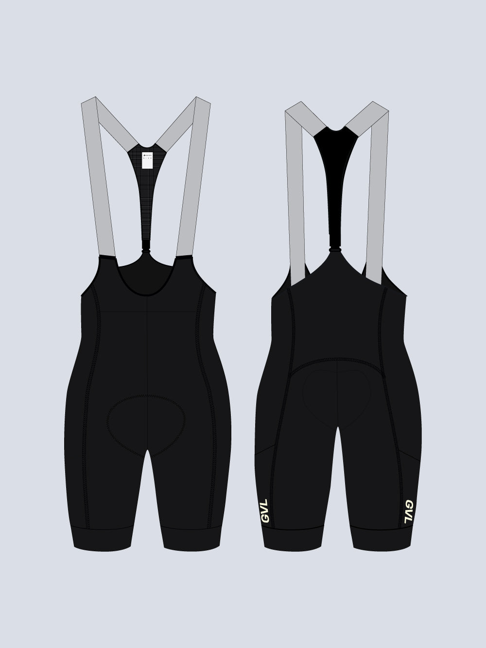 WOMEN'S MODERN CLASSIC CARGO BOOST BIB SHORTS - BLACK