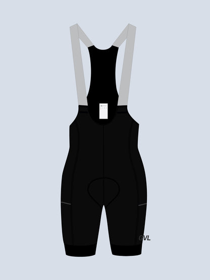 MEN'S MC CARGO BIB SHORTS - BLACK