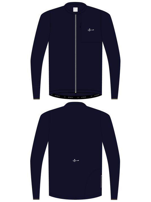 MODERN CLASSIC UNISEX SHELL JACKET - NAVY