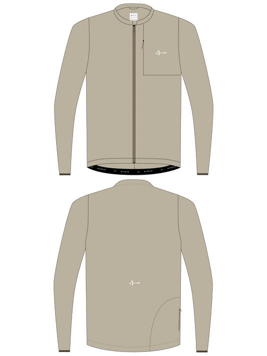MODERN CLASSIC UNISEX SHELL JACKET - SAND