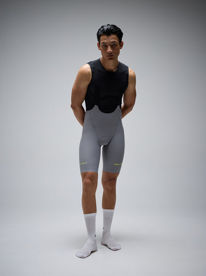 MEN’S GVL RT HD PRO 2.0 BIB SHORTS - LIGHT GREY