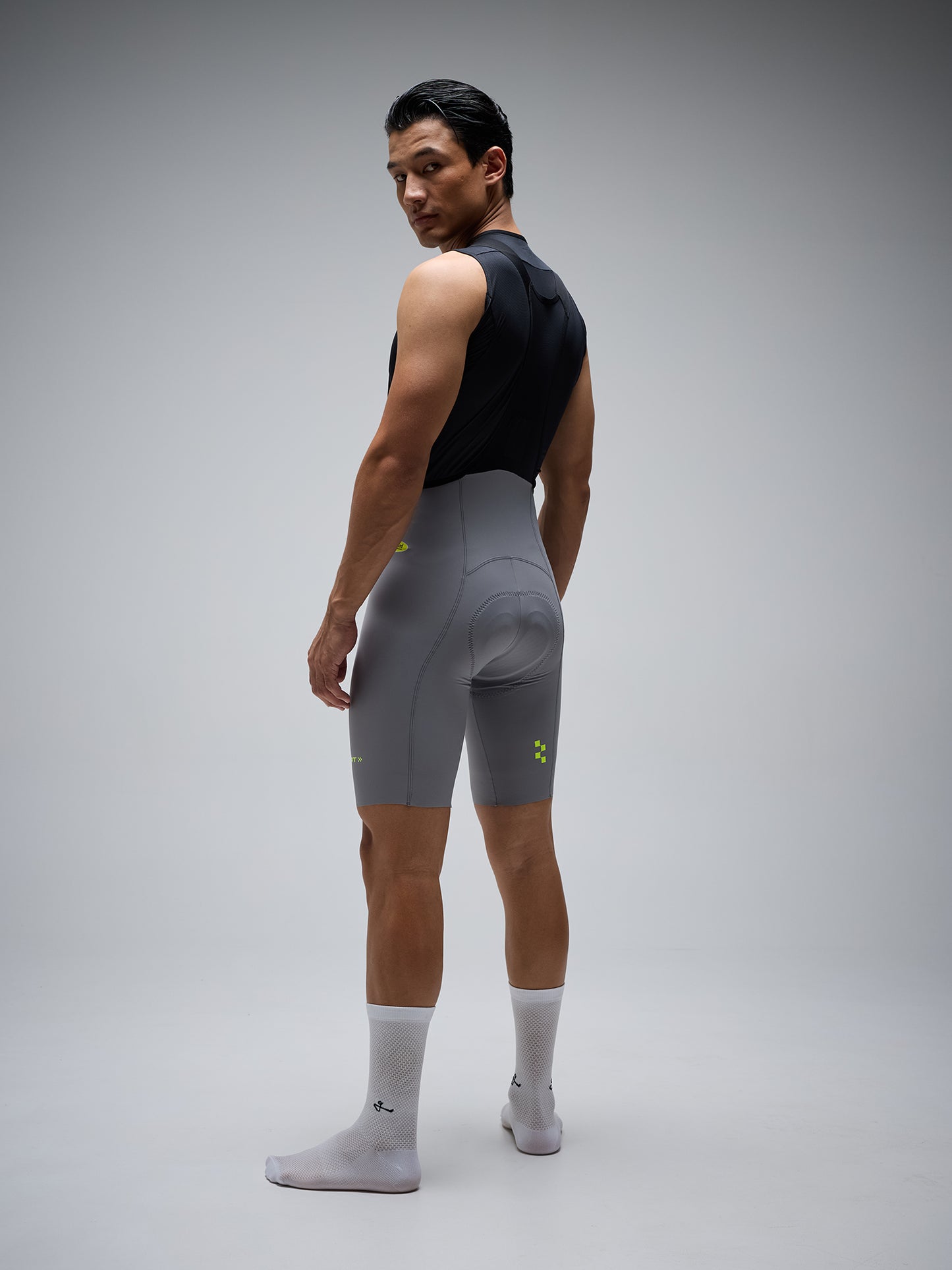 MEN’S GVL RT HD PRO 2.0 BIB SHORTS - LIGHT GREY