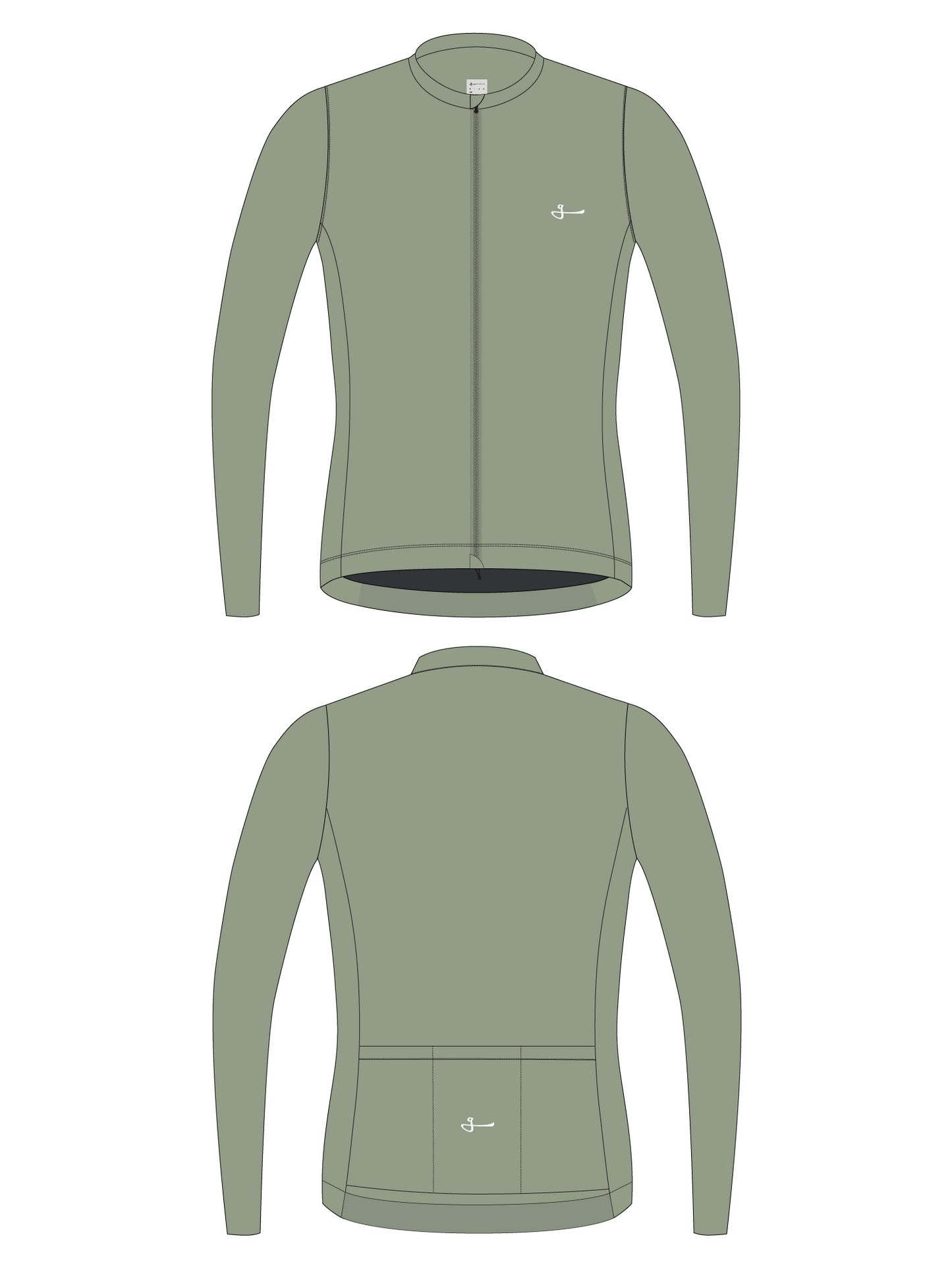 MODERN CLASSIC UNISEX LS JERSEY - MOSS