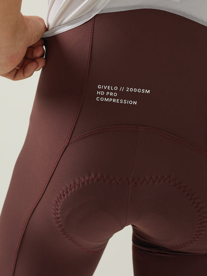 MEN’S HD PRO BIB SHORTS WINE