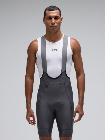 MEN'S MODERN CLASSIC CARGO BOOST BIB SHORTS - CHARCOAL