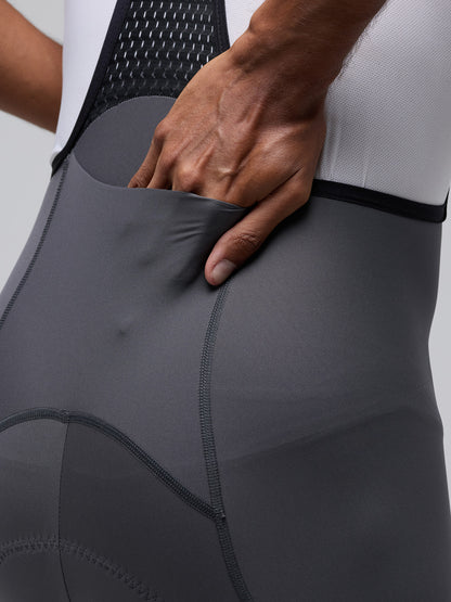 MEN'S MODERN CLASSIC CARGO BOOST BIB SHORTS - CHARCOAL