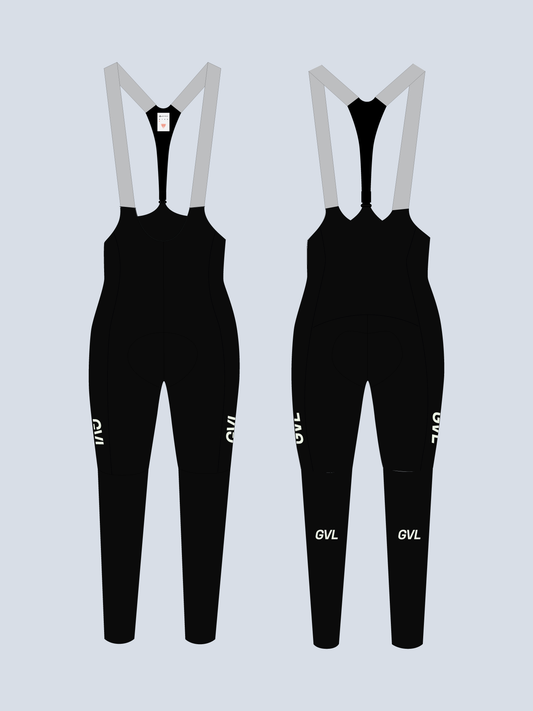 WOMEN'S THERMAL LACEFLY CARGO BIB TIGHTS – BLACK