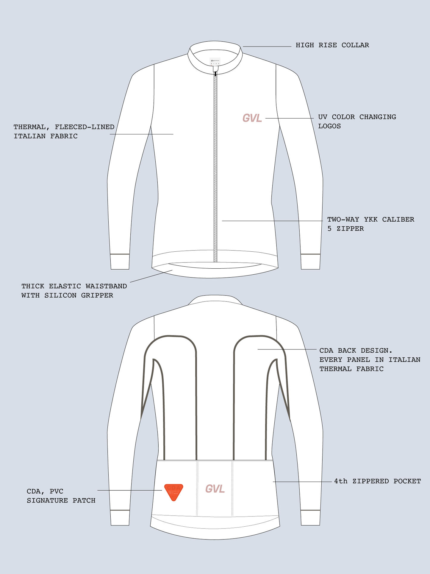 C.D.A THERMAL LS JERSEY – FISSURE