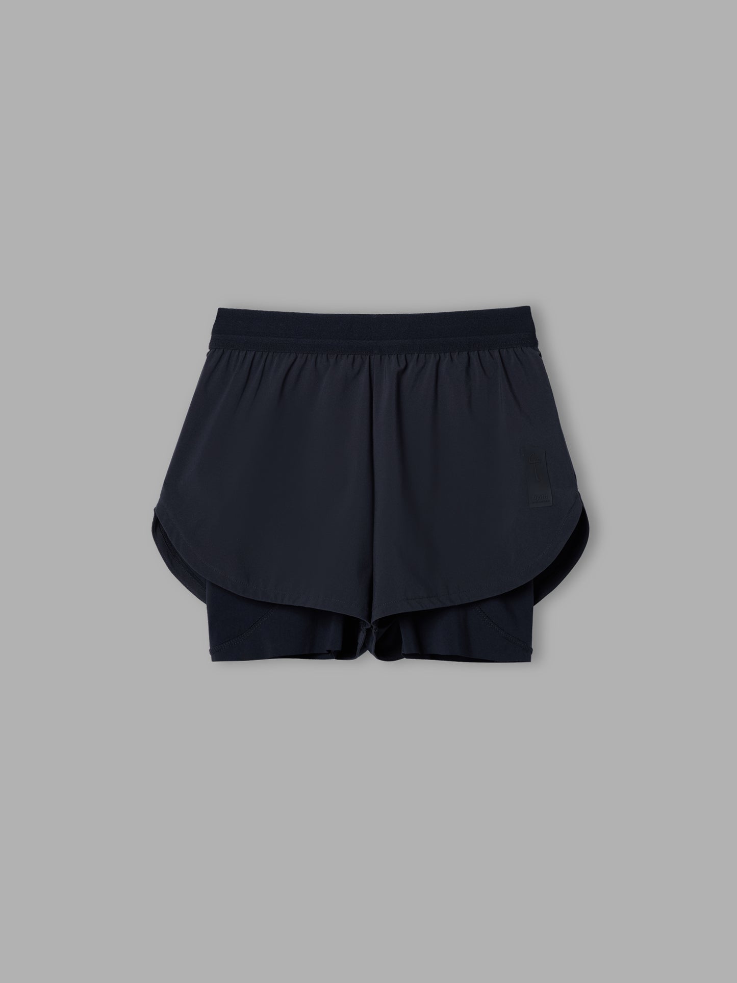 WOMEN'S FLOW 2-IN-1 SHORTS - BLACK