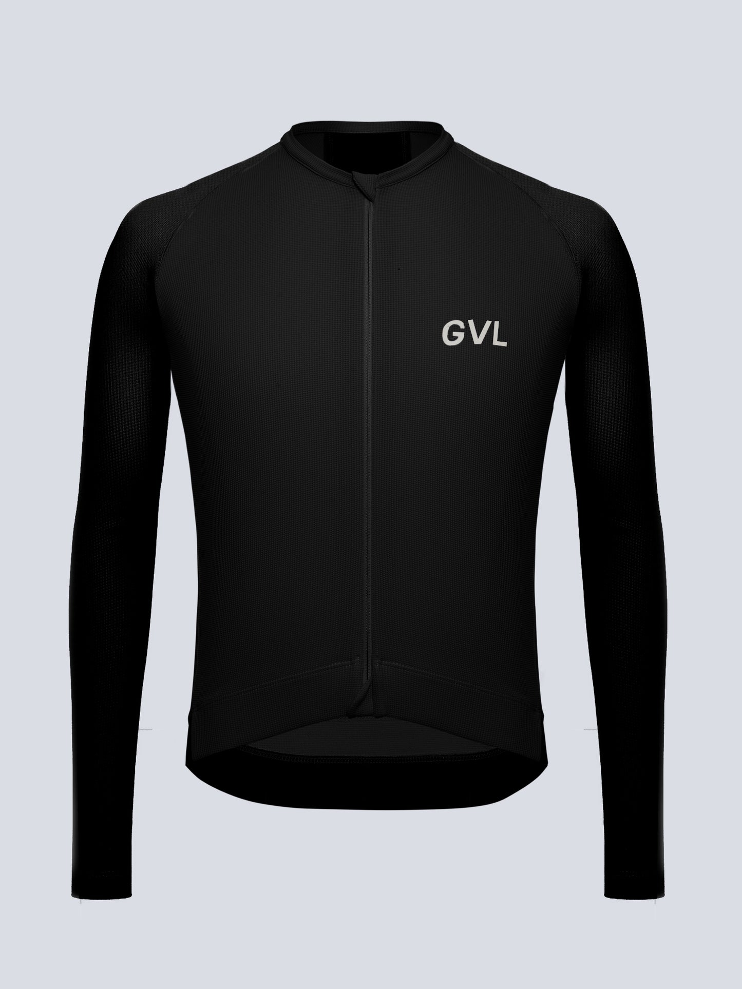 MODERN CLASSIC WAFFLE LS JERSEY - BLACK