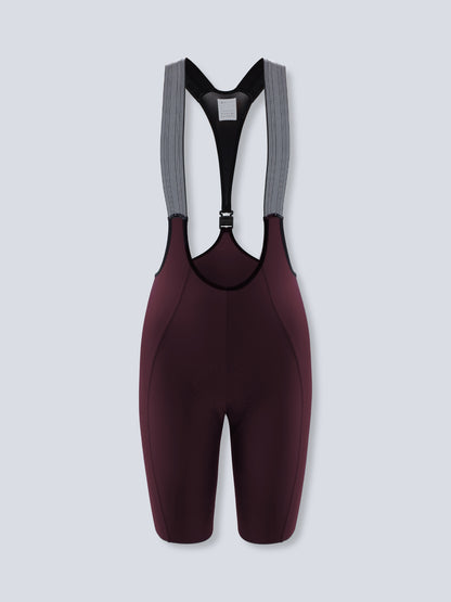 WOMEN'S LACEFLY 2.0 BIB SHORTS - WINE
