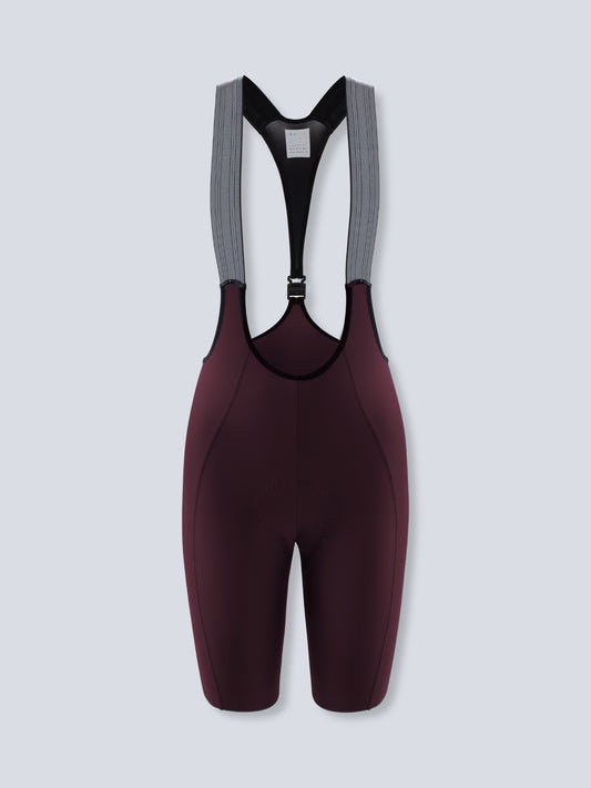 WOMEN'S LACEFLY 2.0 BIB SHORTS - WINE