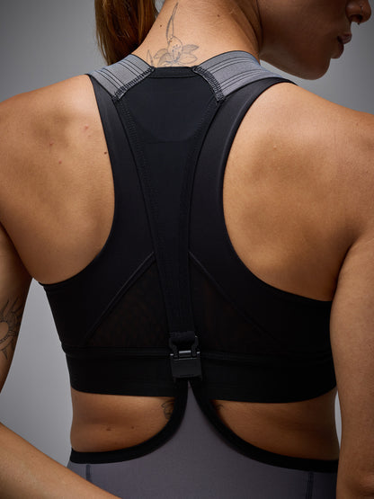 WOMEN’S LACEFLY BIB SHORTS - GREY